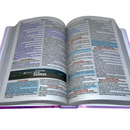 Bíblia Escolhida Por Deus Letra Gigante Capa Dura Com Harpa Feminina Arc