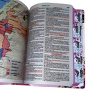 Bíblia Filha Do Rei Letra Gigante Capa Dura Com Harpa E Abas Coladas Feminina Arc