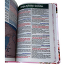 Bíblia Filha Do Rei Letra Gigante Capa Dura Com Harpa E Índice Feminina Arc