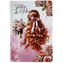 Bíblia Filha Do Rei Letra Gigante Capa Dura Com Harpa Feminina Arc