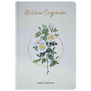 Bíblia Ramos Branca Letra Hipergigante Capa Dura Com Harpa e Índice Feminina Arc