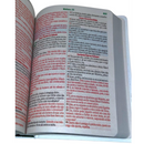 Bíblia Ramos Branca Letra Hipergigante Capa Dura Com Harpa Feminina Arc