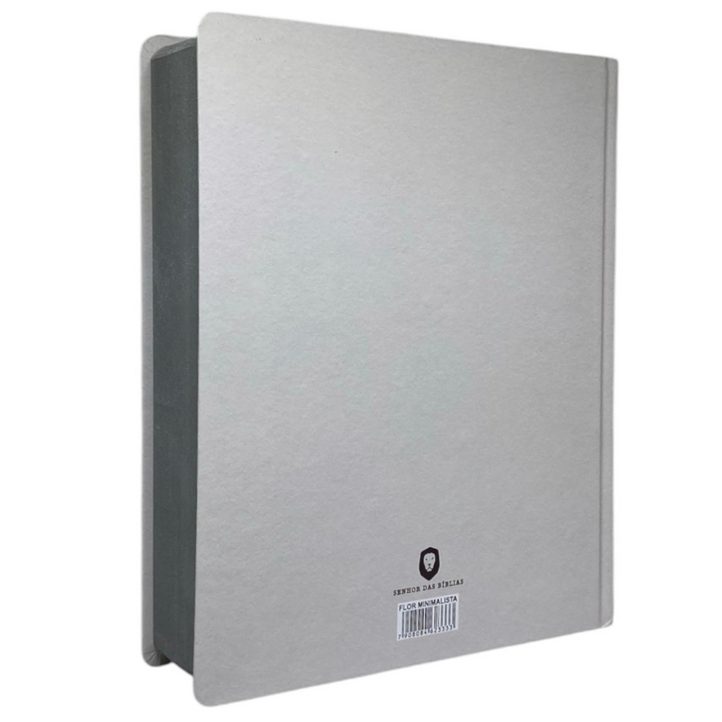 Bíblia Flor Minimalista Letra Jumbo Capa Dura Com Harpa Feminina Arc
