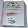 Bíblia Flor Minimalista Letra Jumbo Capa Dura Com Harpa Feminina Arc