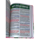 Bíblia Flor Rosa Letra Hipergigante Capa Dura Com Harpa Feminina Arc