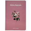 Bíblia Flor Rosa Letra Hipergigante Capa Dura Com Harpa Feminina Arc