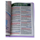 Bíblia Cor Lilás Letra Gigante Capa Flexível Com Harpa e Índice Colorida Arc