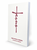 Hinário Jesus Branca Hinário Harpa Avivada e Corinhos Capa Brochura Letra Gigante - Harpa