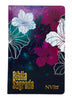 Bíblia Sagrada Evangélica Letra Normal Capa Dura Slim Linguagem NVI Floral Magenta Cristã