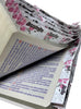 Bíblia Evangélica Letra Jumbo Grande Capa Dura Flor Minimalista Arc Com Harpa e Abas Adesivas