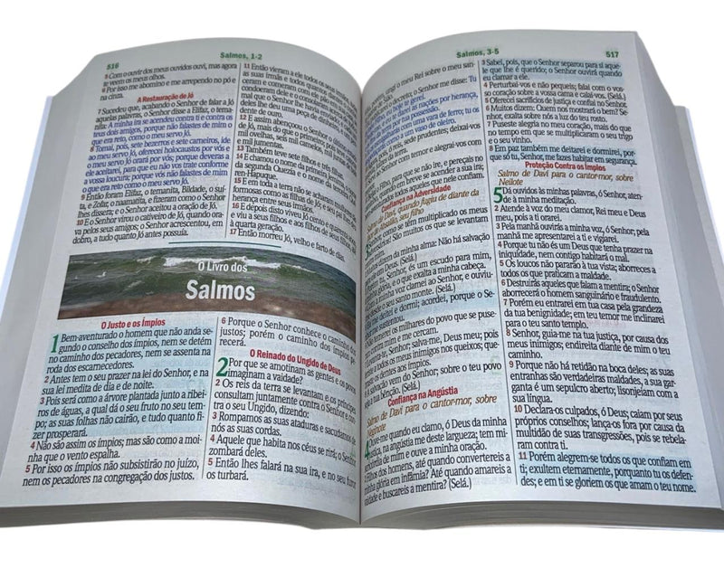 Miolo Para Bíblia Letra Hipergigante Com Harpa e Contra Capa Arc Folha PPM Full Color