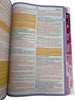 Bíblia de Estudo para o Cotidiano da Mulher Capa Dura Full Color Cerejeira Rosa NVA Gigante Feminina com Abas