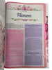 Bíblia de Estudo para o Cotidiano da Mulher Capa Dura Full Color Cerejeira Rosa NVA Gigante Feminina com Abas