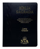 Bíblia Letra Grande tijolinho NVA Capa PU luxo Preta  - Full Color