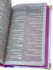 Bíblia Capa Dura com Elástico Rosa e Medalhão Letra Gigante - Leão Coroa