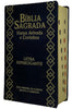 Bíblia Cor Preta Letra Hipergigante Capa Semi Flexível Com Harpa e Índice Colorida Arc