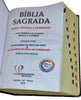 Bíblia Cor Preta Letra Hipergigante Capa Semi Flexível Com Harpa e Índice Colorida Arc