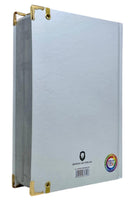 Bíblia Sagrada Letra Hipergigante PPM Capa Dura Ramos Branca Feminina Com Harpa ARC