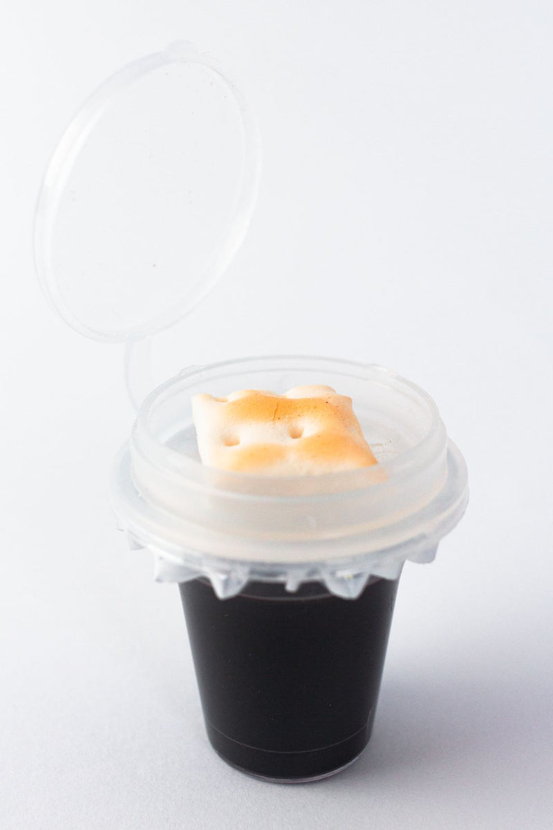 Santa Ceia Individual 48 Cálices com Suco e Pão | Praticidade e Segurança na Comunhão Padrão