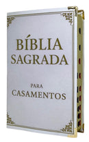 Bíblia Gigante Para Casamento ARC Com Índice E Cantoneira - SB