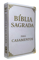 Bíblia Gigante Para Casamento ARC Com Índice E Cantoneira - SB