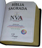 Bíblia Letra Grande tijolinho NVA Capa PU luxo Preta  - Full Color