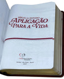 Bíblia Aplicão Para a Vida Marrom Letra Grande Flexivel ARC - CPP