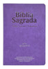 Bíblia Cor Lilás Letra Gigante Capa Semi Flexível Com Harpa e Índice Colorida Arc