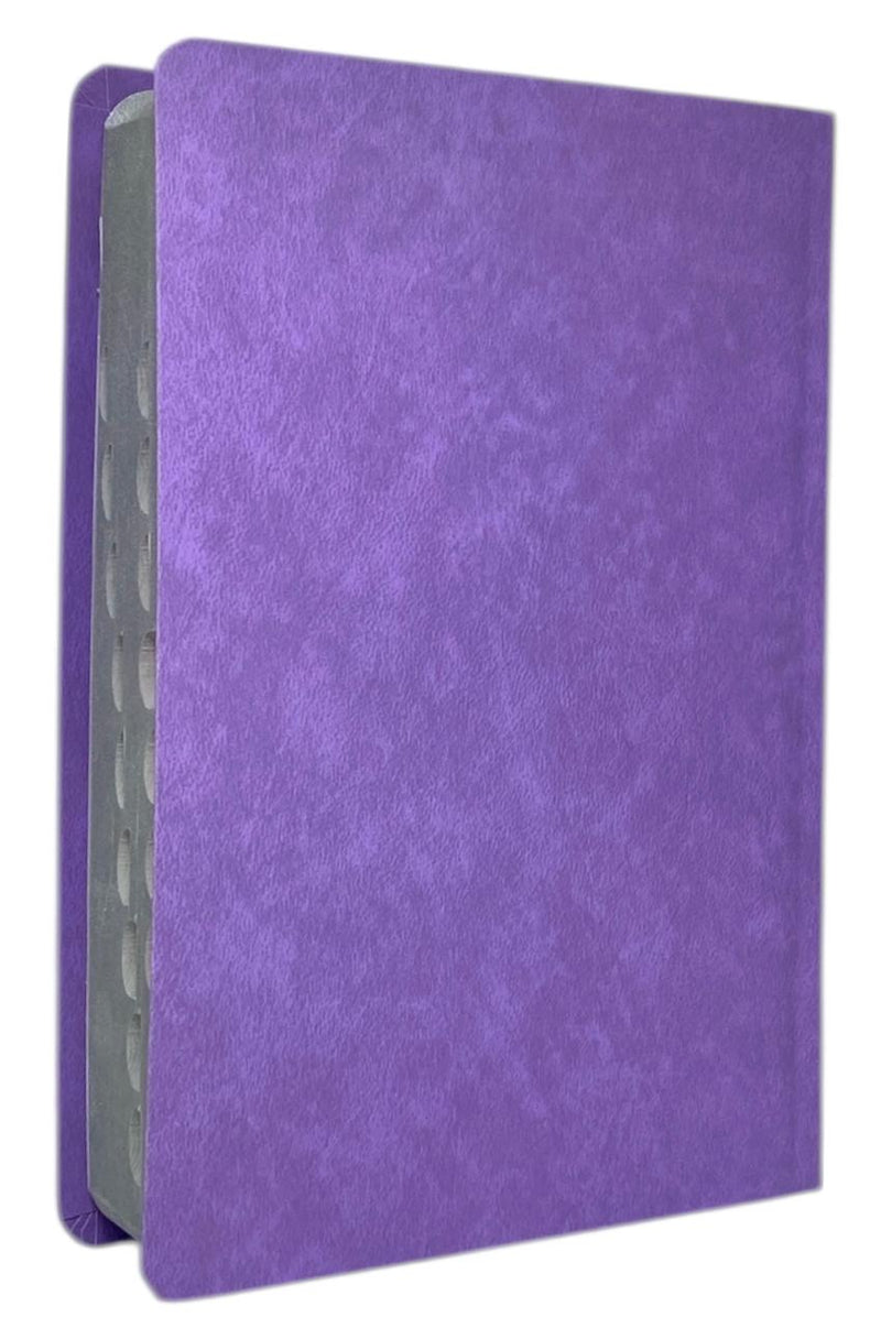 Bíblia Cor Lilás Letra Gigante Capa Semi Flexível Com Harpa e Índice Colorida Arc