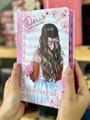 Bíblia Deus é bom Letra Gigante Capa Semi Flexivel Com Índice Lateral - Arc