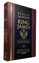 Bíblia de Estudo Tradicional Letra Hipergigante Capa Dura Feminina e Masculina King James