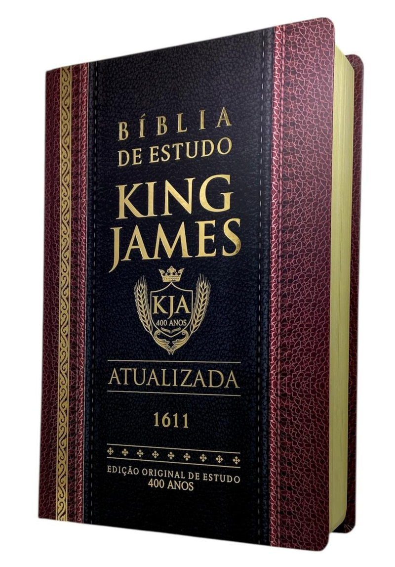 Bíblia de Estudo Tradicional Letra Hipergigante Capa Dura Feminina e Masculina King James