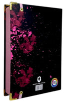 Bíblia Capa Dura Com Elástico Rosa e Medalhão Letra Gigante Com Harpa - Seja Forte E Corajosa Preta