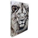 Bíblia Leão Desenho Letra Gigante Capa Brochura Com Harpa Masculina e Feminina Arc