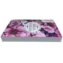 Bíblia Jardim Lilás Letra Gigante Capa Brochura Com Harpa Masculina e Feminina Arc