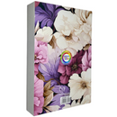 Bíblia Jardim Lilás Letra Gigante Capa Brochura Com Harpa Feminina Arc