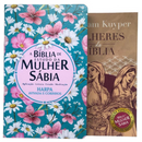 Bíblia Da Mulher Sábia Jardim Margaridas Com Estudo Letra Hipergigante Capa Dura Com Harpa Caixa e Livro de Brinde Feminina Arc