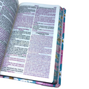 Bíblia Da Mulher Sábia Jardim Margaridas Com Estudo Letra Hipergigante Capa Dura Com Harpa Caixa e Livro de Brinde Feminina Arc