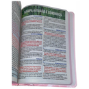 Bíblia Jardim Rosa Letra Hipergigante Capa Dura Com Harpa e Índice Feminina Arc