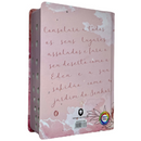 Bíblia Jardim Rosa Letra Hipergigante Capa Dura Com Harpa e Índice Feminina Arc