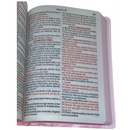 Bíblia Jardim Rosa Letra Hipergigante Capa Dura Com Harpa Feminina Arc