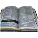 Bíblia Cor Marrom Letra Gigante Capa Laminada Com Harpa e Índice Feminina e Masculina Arc