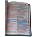 Bíblia Cor Marrom Letra Gigante Capa Laminada Com Harpa e Índice Feminina e Masculina Arc