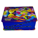 Bíblia Leão Aquarela Letra Grande Capa Dura Com Harpa e Índice Feminina Arc