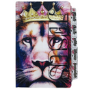 Bíblia Leão Coroa Letra Gigante Capa Dura Com Harpa E Abas Adesivas Feminina Arc