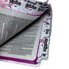 Bíblia Leão Coroa Letra Gigante Capa Dura Com Harpa E Abas Adesivas Já Coladas Feminina Arc