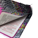 Bíblia Leão Coroa Letra Gigante Capa Dura Com Harpa E Abas Adesivas Já Coladas Masculina Arc