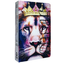 Bíblia Leão Coroa Letra Gigante Capa Dura Com Harpa E Índice Feminina Arc