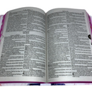 Bíblia Leão Coroa Letra Gigante Capa Dura Com Harpa E Índice Feminina Arc