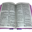 Bíblia Leão Coroa Letra Gigante Capa Dura Com Harpa Feminina Arc